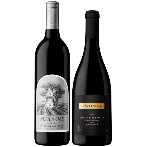 Silver Oak Cabernet & Twomey Pinot Noir Gift Set