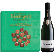 90 Point Sparkling Wine & Bissinger's Salted Caramel Collection