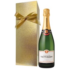Taittinger Brut La Francaise with Gold Gift Box