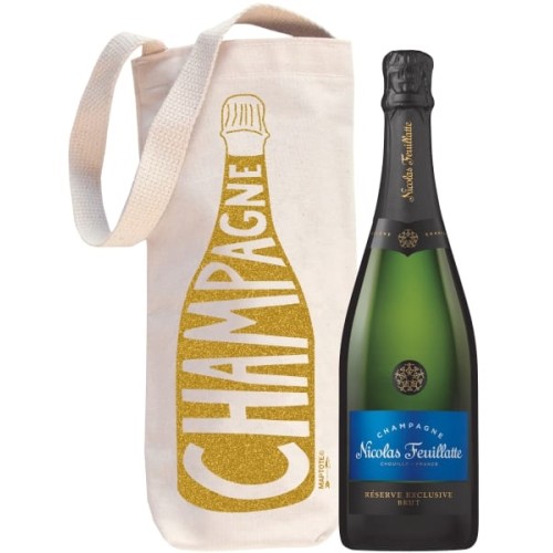 Nicolas Feuillatte Reserve Exclusive Brut & Champagne Carrying Tote