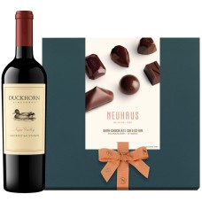 Duckhorn Napa Cabernet & Neuhaus Dark Chocolates Gift Set