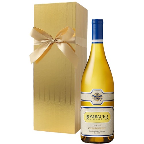 Rombauer Chardonnay with Gold Gift Box