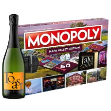 Napa Valley Monopoly & Sparkling Wine Gift Set
