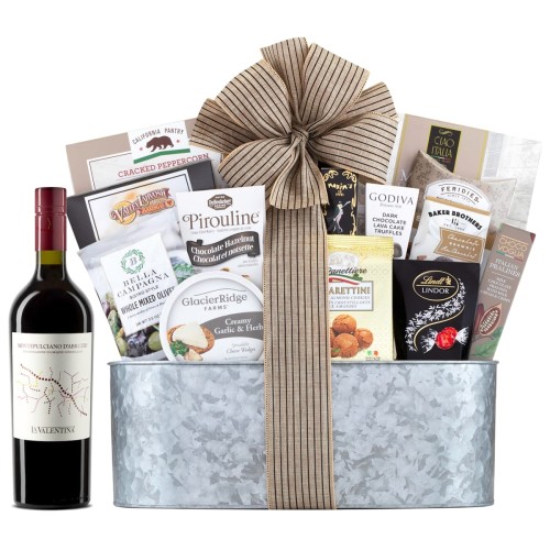 La Valentina Montepulciano d'Abruzzo & Vintage Gourmet Gift Basket