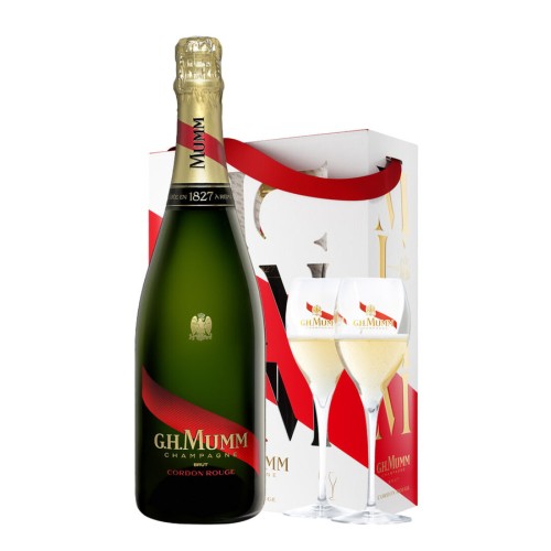Glass Pack Champagne Brut 'Grand Cordon' Mumm