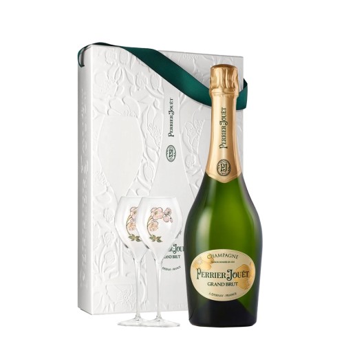 Glass Pack Champagne Grand Brut Perrier Jouet
