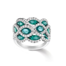 FANCY EMERALD RING