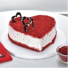 Red Velvet Heart Cupcake