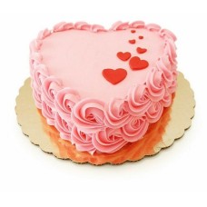 Red Heart Cake