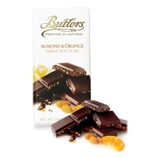 BUTLER BAR - DARK ALMOND & ORANGE