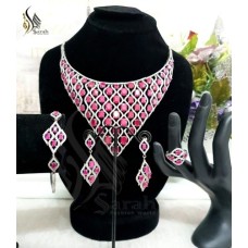 925 SILVER PINK SET