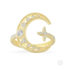 MOON OPEN RING