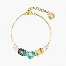 LA DIAMANTINE ACQUA AZZURA STONES BRACELET