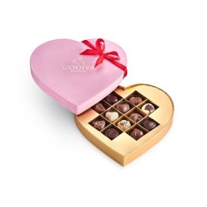 HEART VELVET BOX - 12 PCS