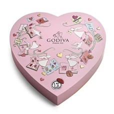 GODIVA CHOCOLATES HEART BOX