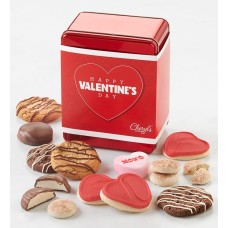 Valentine's Day Chocolate & Confection-Covered Cookie Gift Tin