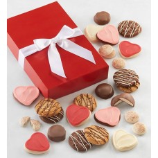 Valentine's Day Chocolate & Confection-Covered Cookie Gift Box