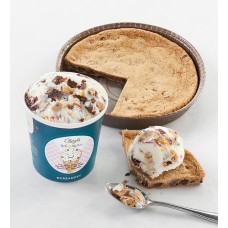 Monster Chocolate Chip Cookie and Ice Cream