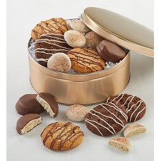 Chocolate and Confection Covered Cookie Gift Tin