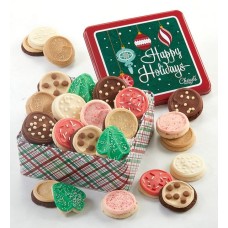 Grand Happy Holidays Gift Tin - Frosted Assortment
