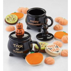 Cauldron Mugs & Marshmallows - Set of 2