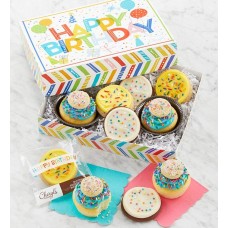 Buttercream-Frosted Birthday Cupcakes & Cookies