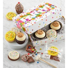 Birthday Cupcakes, Breakable Chocolates & Cookies
