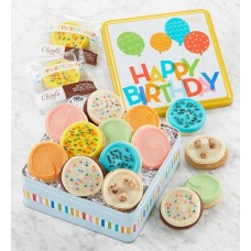Musical Birthday Gift Tin - Frosted Assortment