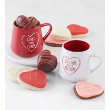 Valentine's Day Mugs & Treats For Two