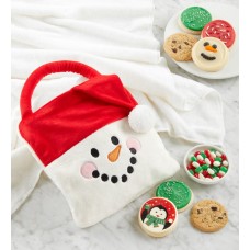 Kids Snowman Blanket with Treats