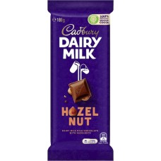 Cadbury Hazelnut Milk Chocolate Block 180g