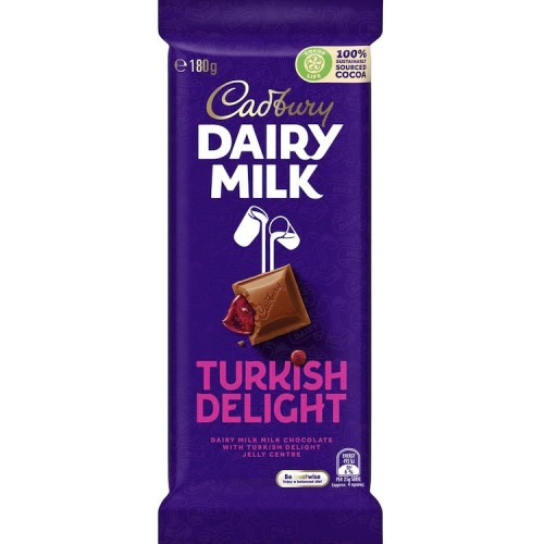 Cadbury Dairy Milk Turkish Delight 180g