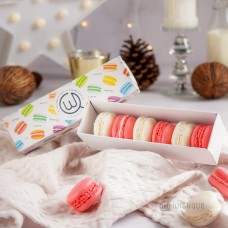 Festive Macarons Red & White Gourmet Collection Box of 6