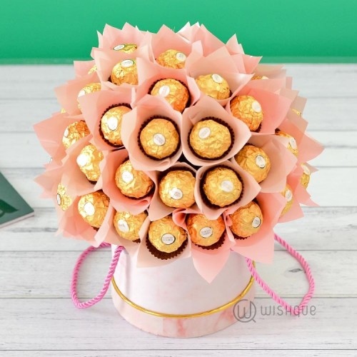 Pink Fiesta Ferrero Bucket
