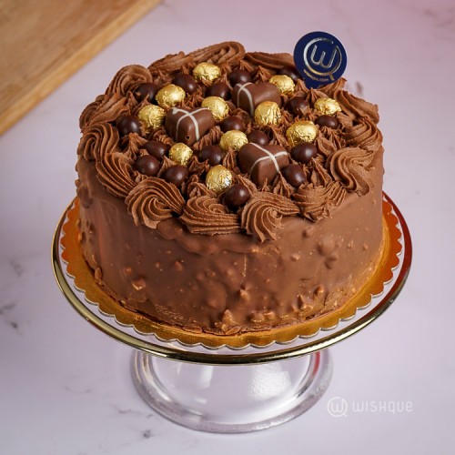 Cashew Nut Chocolate Fudge Cake