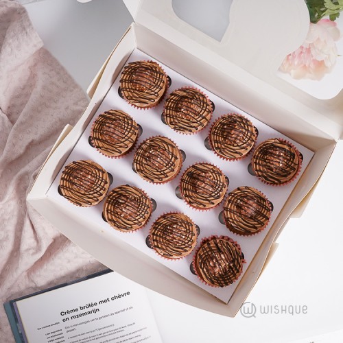 Nutella Ferrero Rocher Cupcake (6 pack)