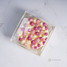 Purple Daisy Bento Ribbon Cake