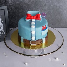 His Blue Shirt Chocolate Cake