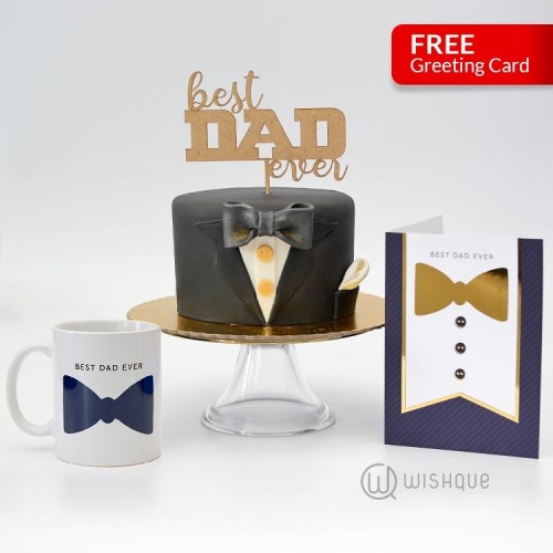 He's The Best Dad 3 Pcs Gift Set