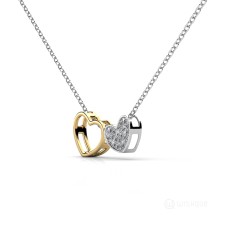 Everlasting Heart Pendant With Cloe Crystals