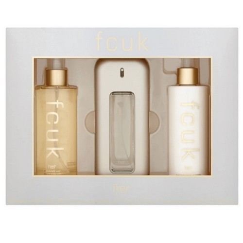 FCUK Her-French Connection UK 3 Piece Gift Set 100 ml