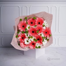 Watermelon Pink Gerbera Bouquet
