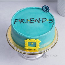 FRIENDS Theme Chocolate Cake