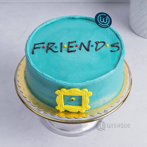 FRIENDS Theme Chocolate Cake