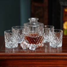 Galway Crystal Renmore Decanter & Glasses Set