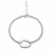 Enibas Your Life do shaol Silver Bracelet 6-8