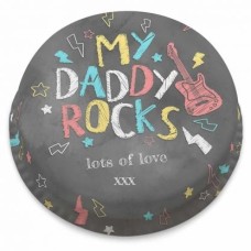 My Daddy Rocks Cake (letterbox gift cake (serves 2-4))
