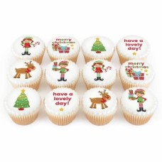 12 Santa's Grotto Cupcakes