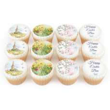 12 pretty church cupcakes