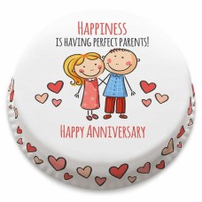 Anniversary Couple Cake (Large Cake (Serves 40-55))